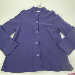 Appleseed’s wool button swing jacket sz large